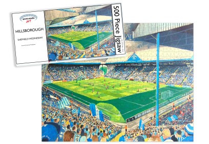 Hillsborough Stadium Fine Art Jigsaw Puzzle - Sheffield Wednesday FC